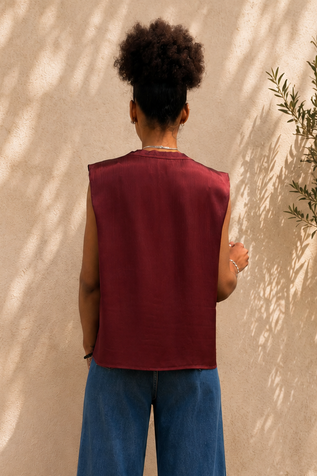 BLOUSE TATIANA – CERISE