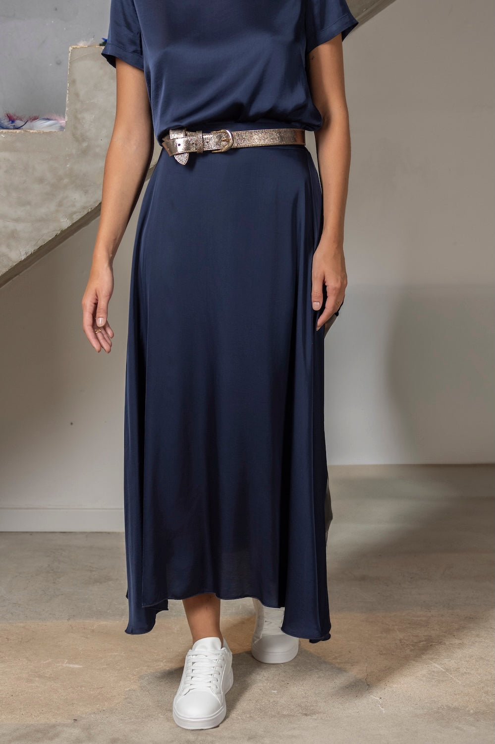 Ceinture Lydia – Ceinture en cuir rosé