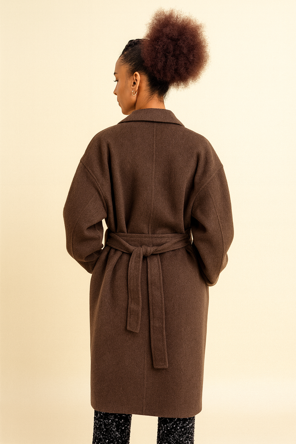 SAMANTHA Coat – Long in brown