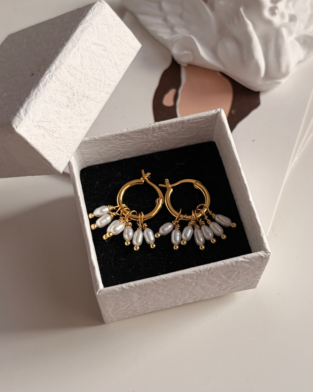 Boucles d’oreilles Clara – Boucles d’oreilles en perles amovibles