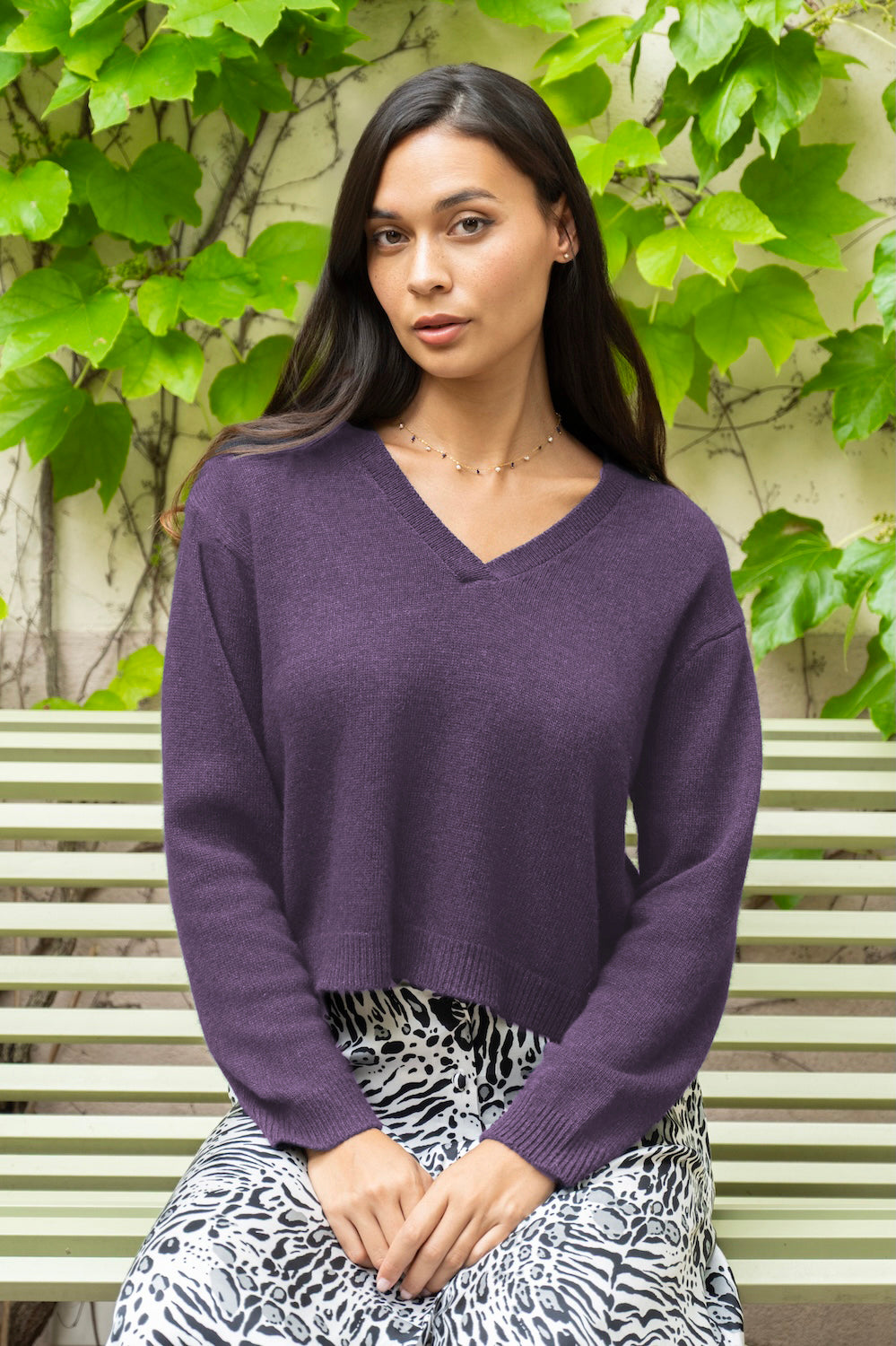 Pull ASTRID – Reversibilité élégante en maille bleu marine