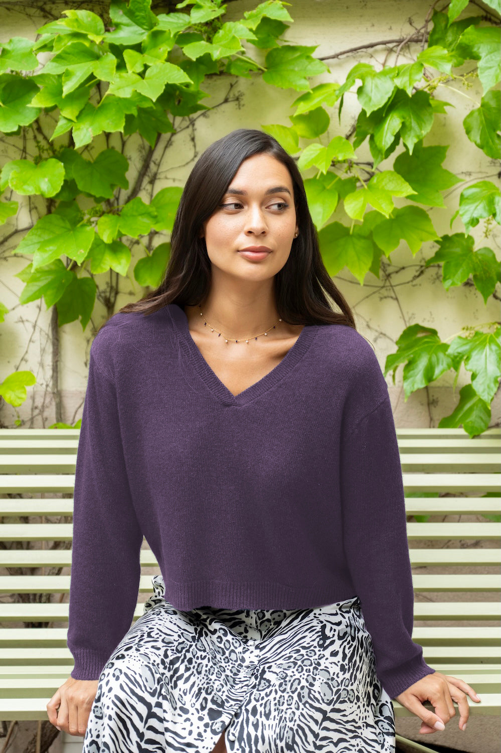 Pull ASTRID – Reversibilité élégante en maille bleu marine